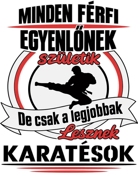 Karatés férfiak