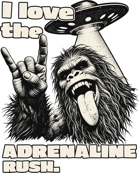 I love the adrenaline rush.