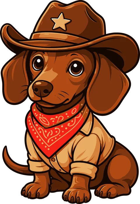 Tacskó cowboy