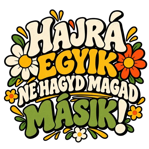 Hajrá egyik, ne hagyd magad másik!