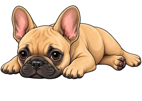 Fekvő francia bulldog