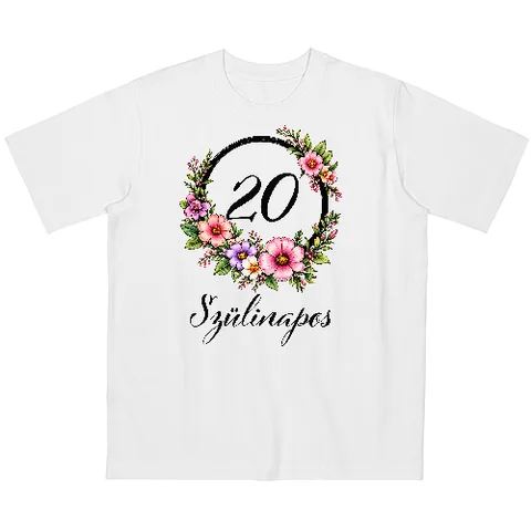Virágos születésnap 20 éves