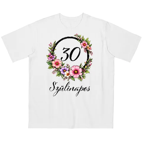 Virágos születésnap 30 éves