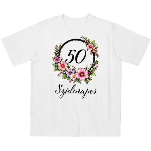 Virágos születésnap 50 éves