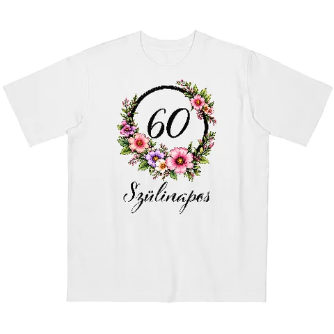 Virágos születésnap 60 éves