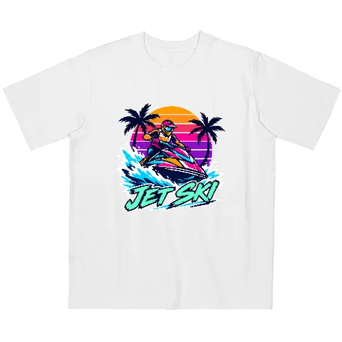 Jetskizés naplementében