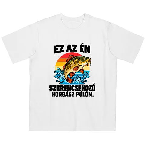 Szerencsehozó horgász póló