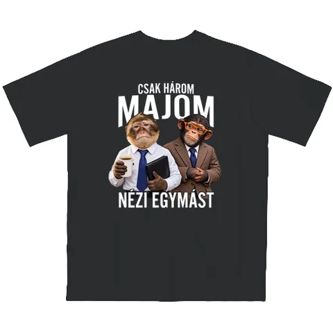 Csak három majom nézi egymást