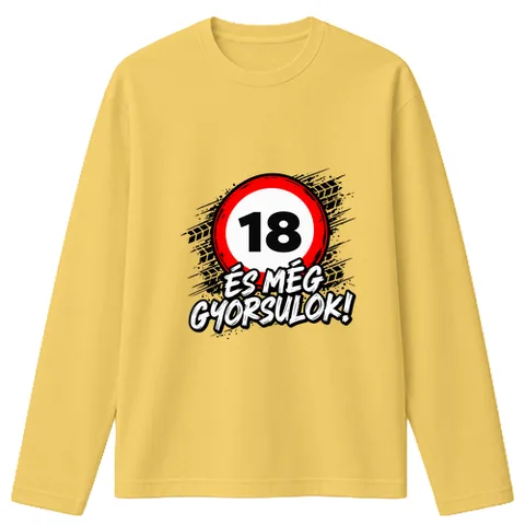 18 és még gyorsulok!