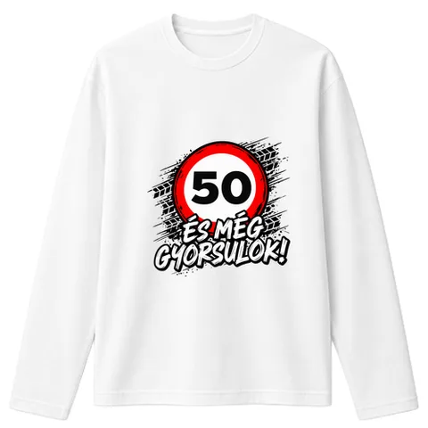50 és még gyorsulok!
