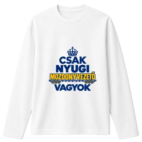 Nyugi mozdonyvezető vagyok!