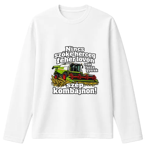 Fasza gyerek, szép kombájnon