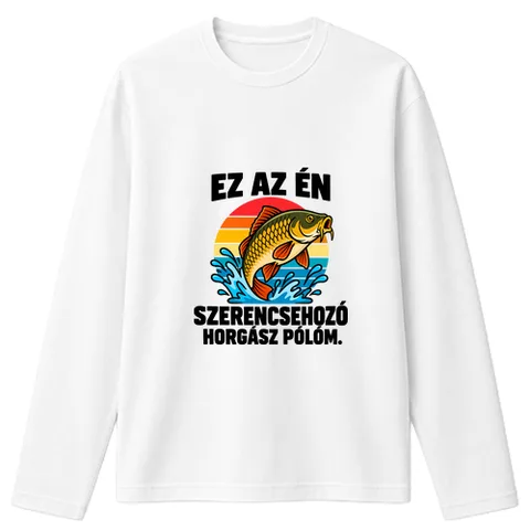 Szerencsehozó horgász póló