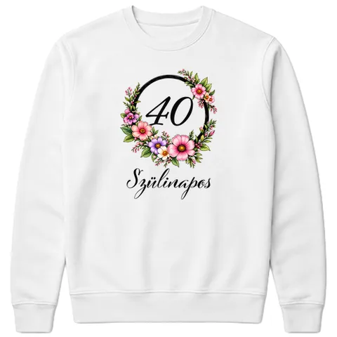 Virágos születésnap 40 éves