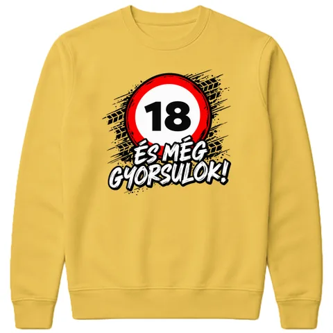 18 és még gyorsulok!