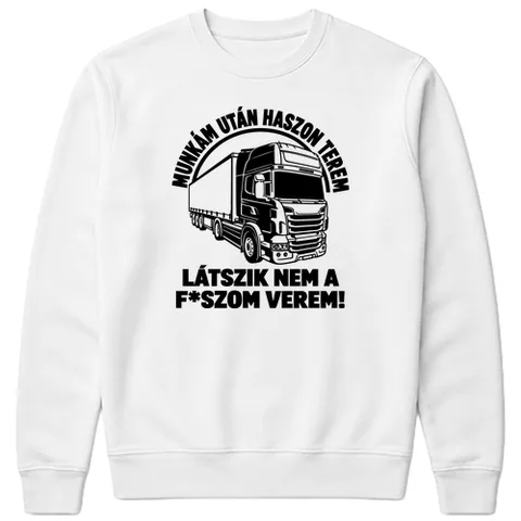 Munkám után haszon terem... Kamionos