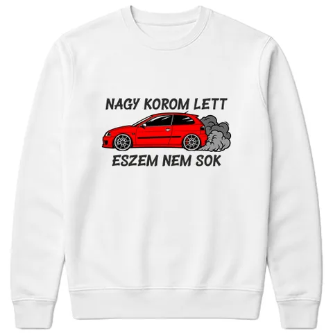 Nagy korom lett, eszem nem sok