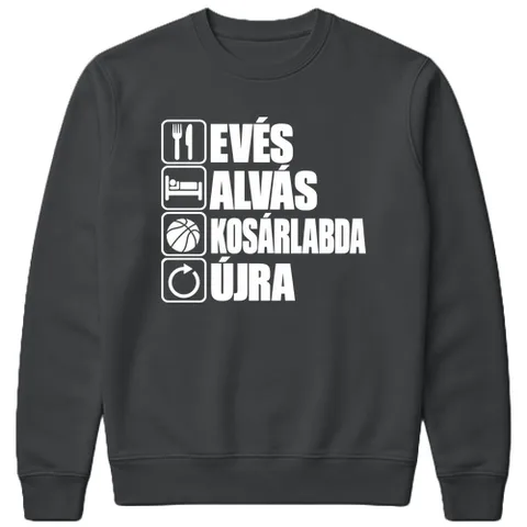 Evés, alvás, kosár, újra
